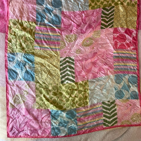 Vintage Coach Patchwork Scarve - Picture 3 of 15